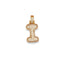 Iced initial necklace
