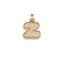 Iced initial necklace