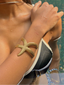 Starfish bracelet/cuff (adjustable)