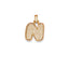 Iced initial necklace