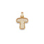 Iced initial necklace