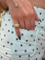 Bubble Heart Pinky Ring