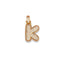 Iced initial necklace