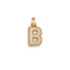 Iced initial necklace