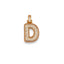 Iced initial necklace