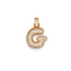 Iced initial necklace