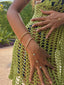 Evil eye hand chain