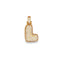 Iced initial necklace