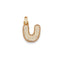 Iced initial necklace